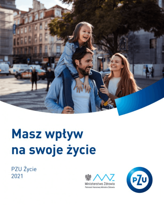 grafika reklamowa z hasłem masz wpływ na swoje życie