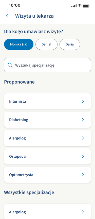 Badania dla całej rodziny w mojePZU